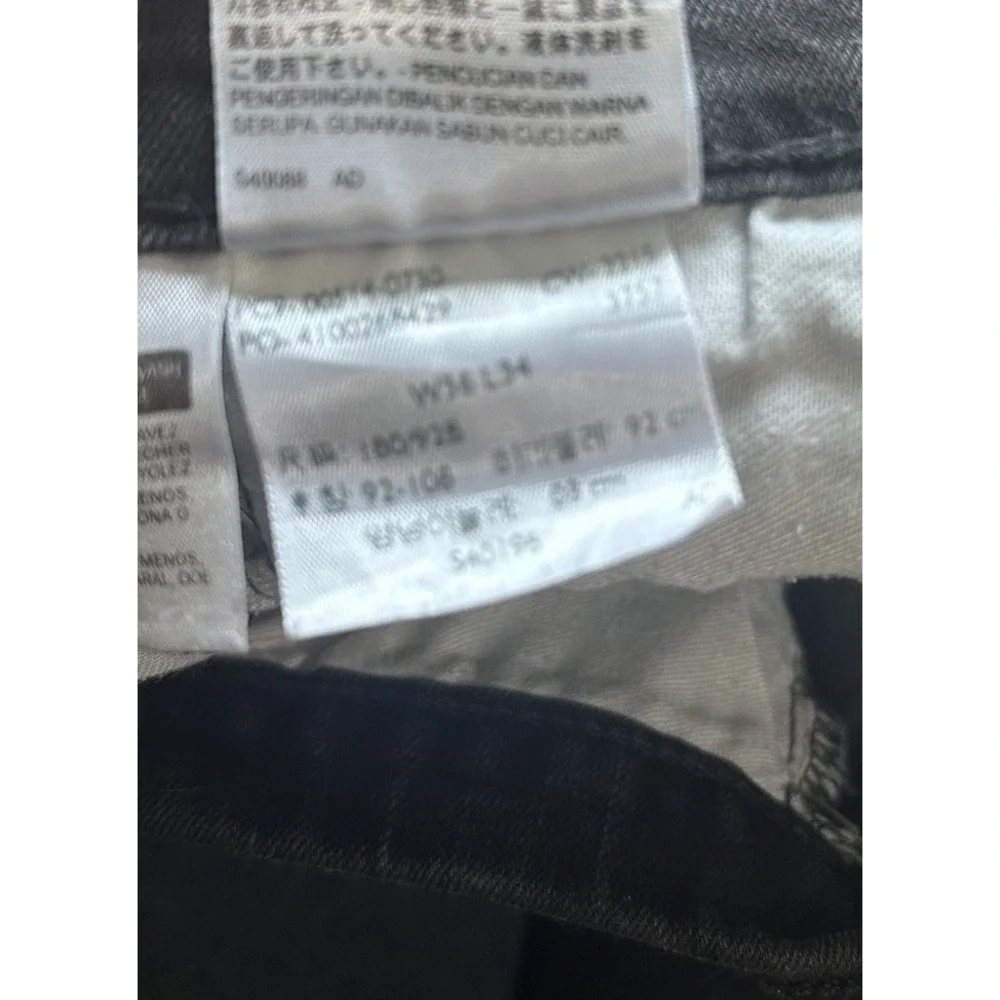 Men's Levi Strauss‎ 514 jeans 36x34 Black